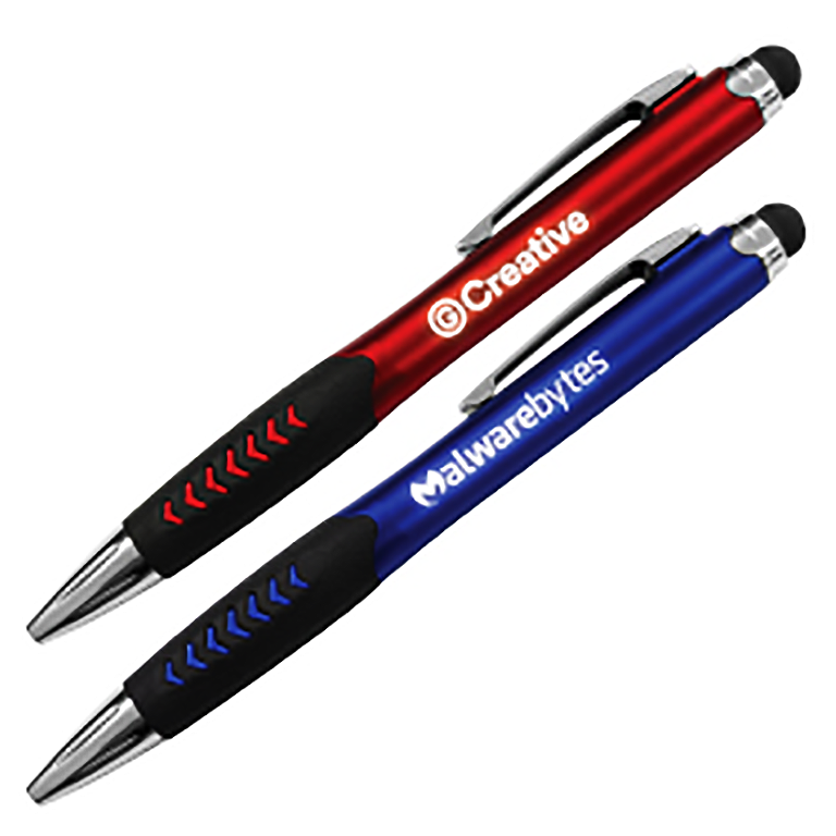 AMS-PN-41 - Metal pen with Stylus + ILLUMINATED LOGO OPTION - Al Masam Stationery LLC Main image