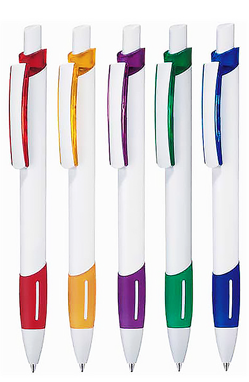 AMS- PP 242 Uma STRIPE Plastic Pen - Al Masam Stationery LLC Main image