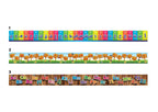 Decorative AMS borders for room decor featuring colorful patterns and intricate designs to enhance interior walls.