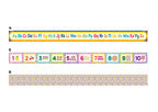 Decorative room border from AMS, featuring colorful patterns suitable for home decor enhancement, shown in a close-up image.