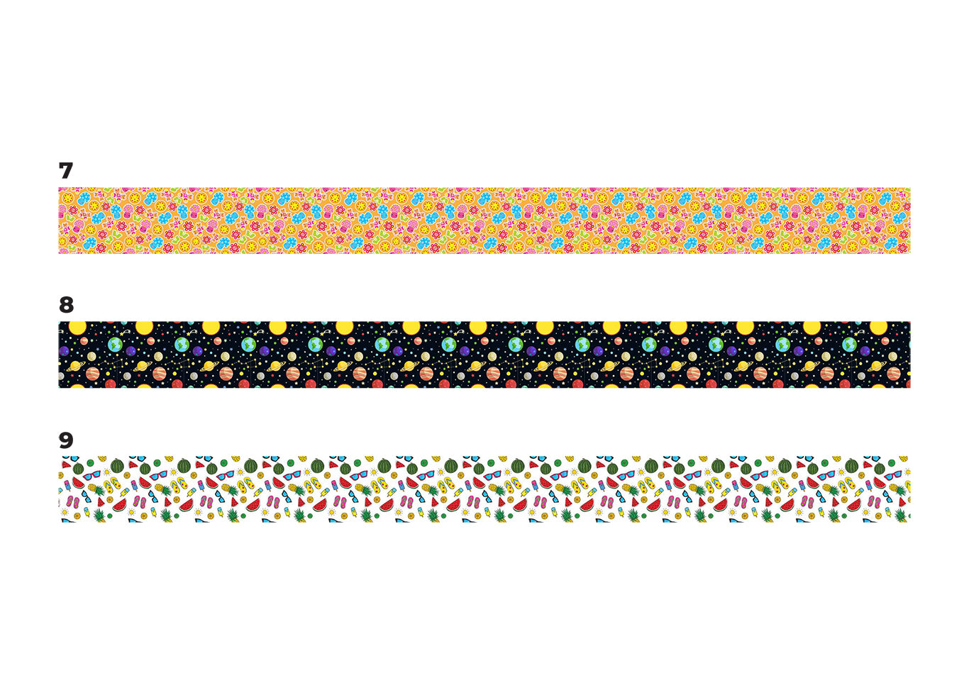 Decorative room border from AMS with intricate patterns, ideal for enhancing home or classroom decor.