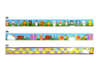 Decorative AMS borders for room decor, featuring colorful patterns suitable for enhancing wall and room design.