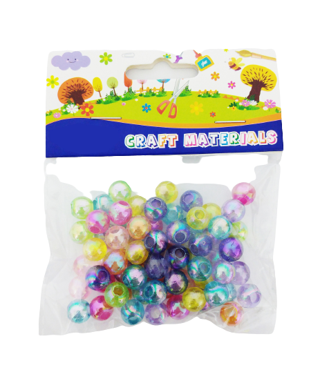 Asstd. Color Beads Plastic for Craft Main image