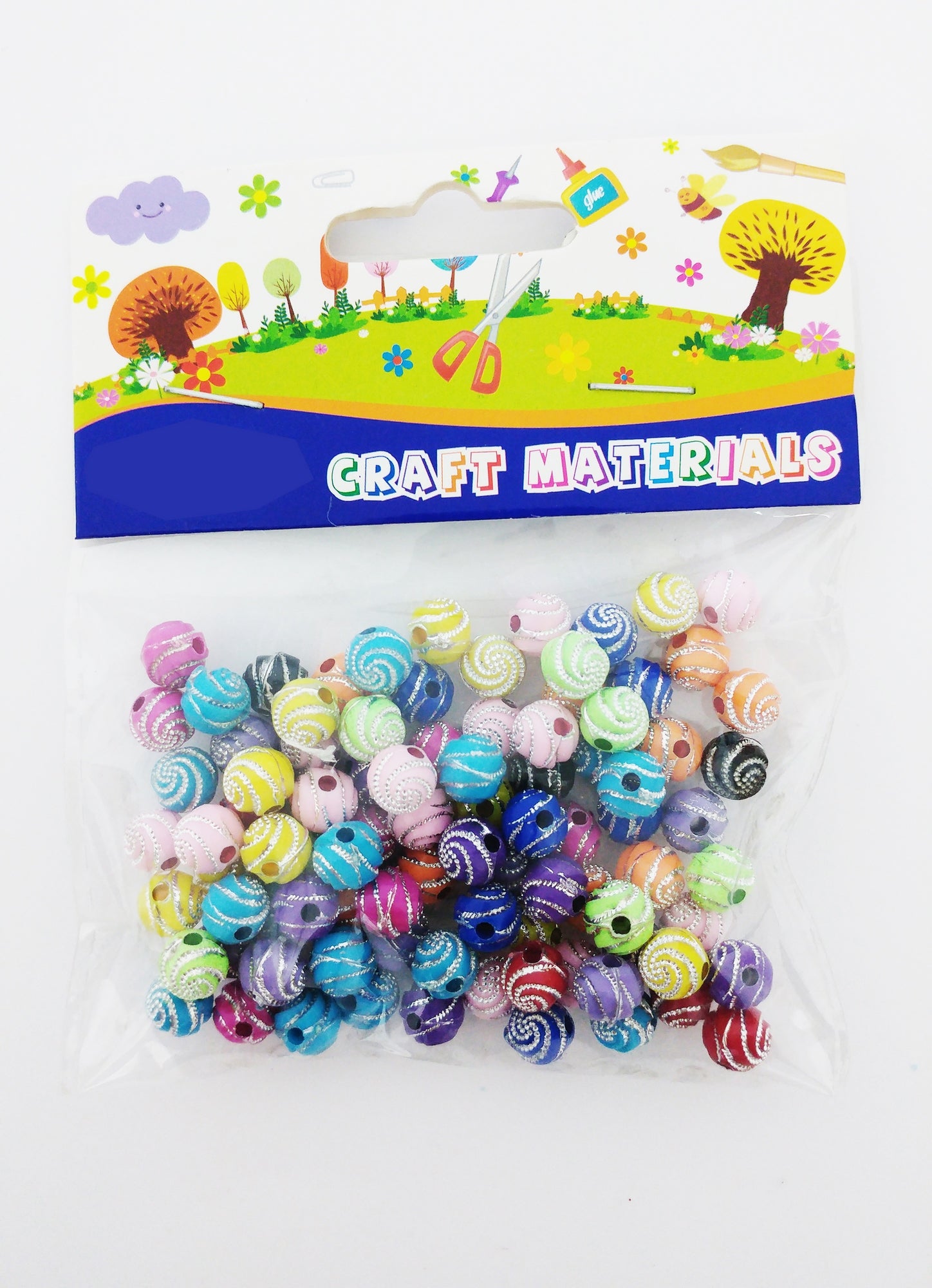 Asstd. Color Wooden Bead for Craft Main image