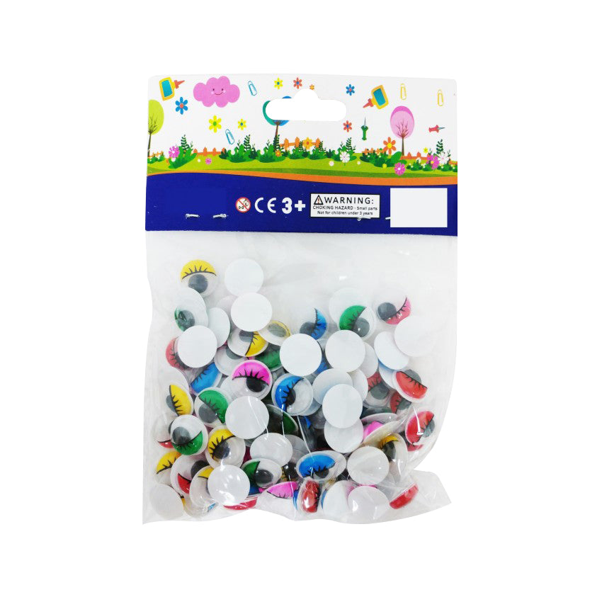 Googly Eyes for Craft Colored 12mm - Al Masam Stationery LLC Main image
