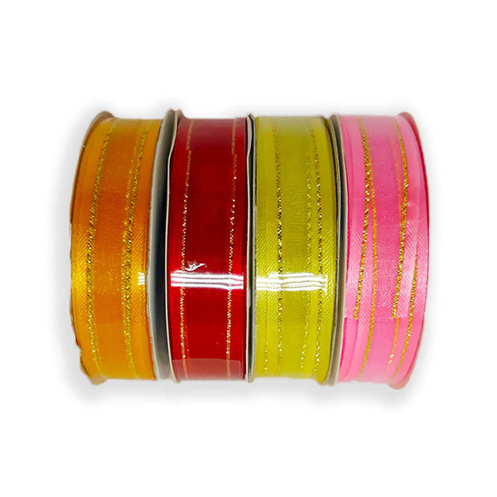 Ribbons Multicolor with Gold Lining Secondary image