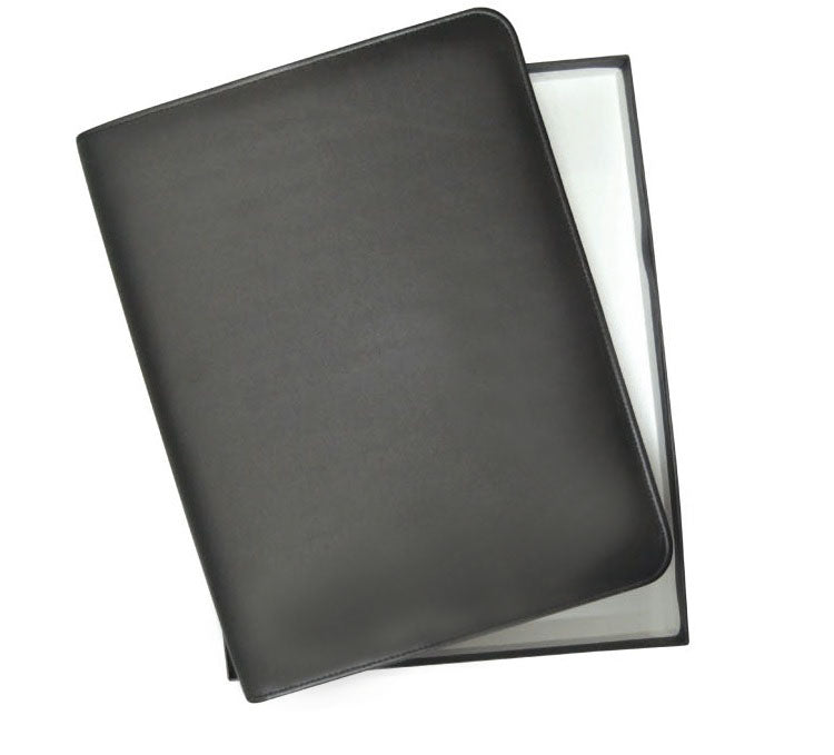 AMS-6605 - LITHE -  SANTHOME Genuine Leather Portfolio - Al Masam Stationery LLC Main image