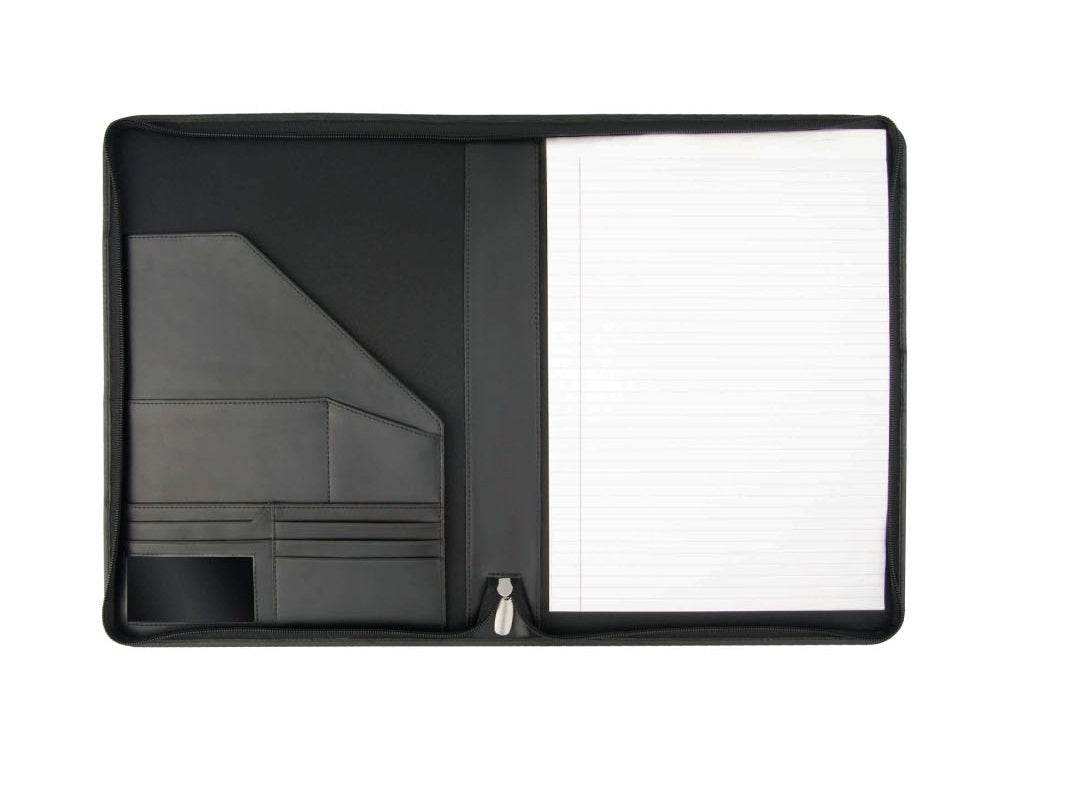 AMS-6605 - LITHE -  SANTHOME Genuine Leather Portfolio Secondary image