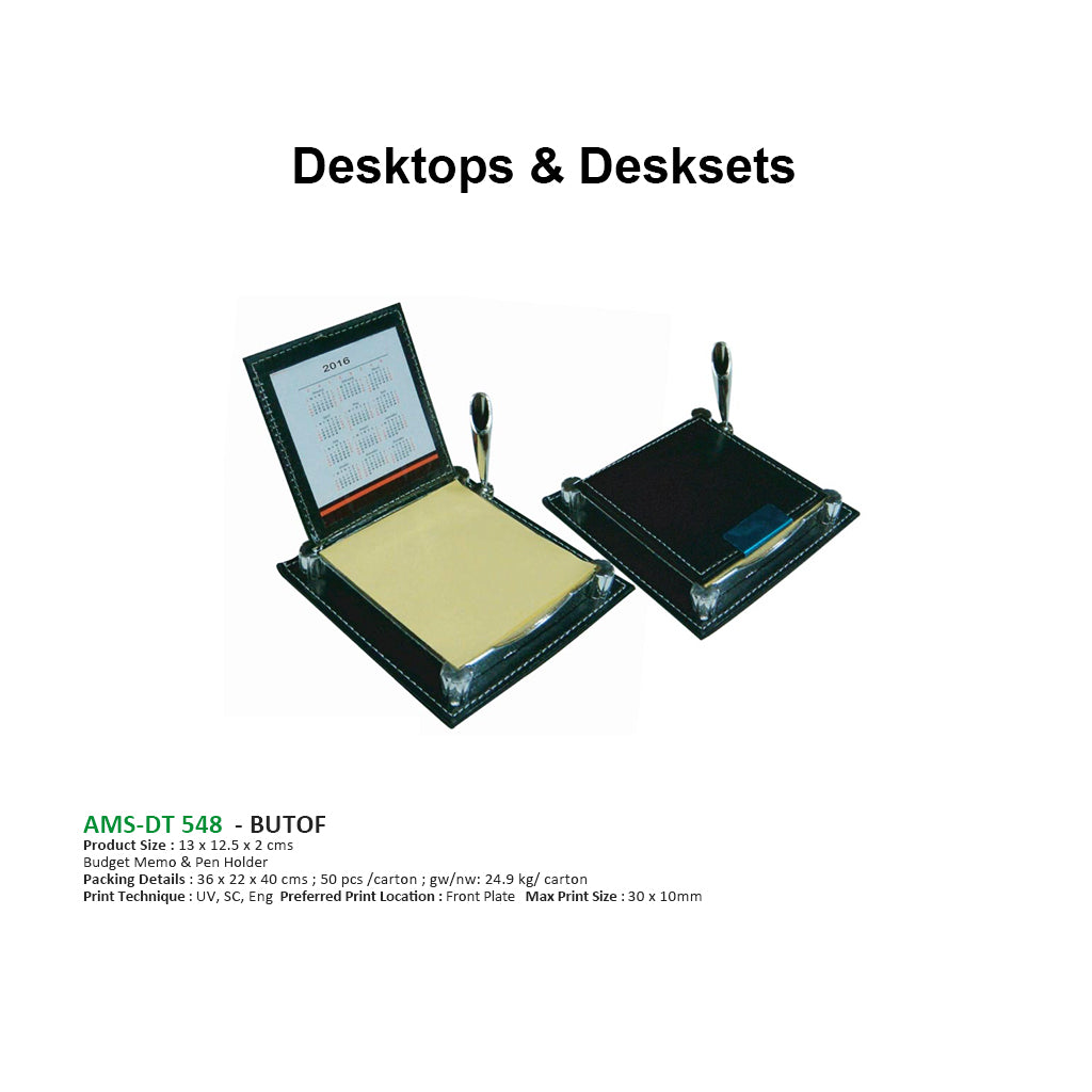 AMS DT 548 BUTOF Budget Memo & Pen Holder Secondary image