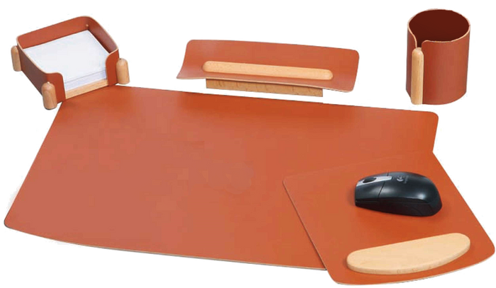 AMS- DT - 607 - ELQAT - 5 Item Desk Set - Al Masam Stationery LLC