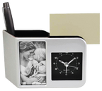AMS-DT-639 - STETUI  - Alarm Clock, Photoframe, Pen Holder - Al Masam Stationery LLC