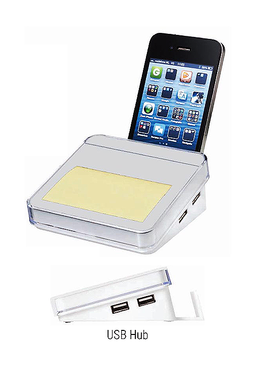 AMS- DT 641 ETID Mobile Holder with Sticky Note Pad - Al Masam Stationery LLC Main image