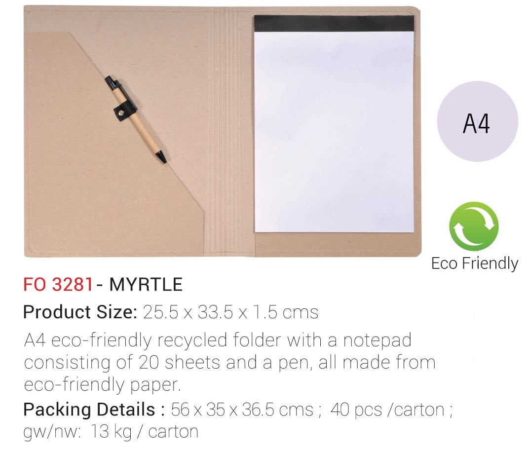 AMS-FO 3281- MYRTLE - Eco Freindly Folder Secondary image