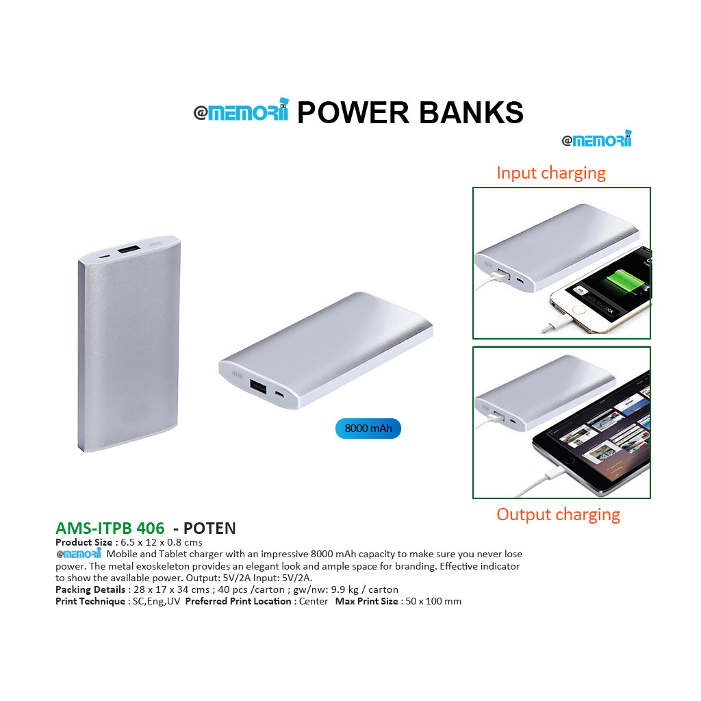 AMS-ITPB 406 - POTEN - 8000 mAh Secondary image