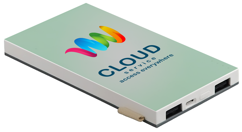 AMS-ITPB-426 - NKER - 4000 MAh Flat Power Bank with Dual USB Output - Al Masam Stationery LLC
