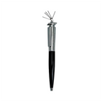 AMS KONVO Metal Ball Pen with sleek design, silver finish, and smooth writing tip displayed on a white background.