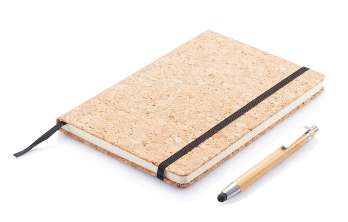 AMS-NBEN-102 - CORQ - Eco neutral Notebook & Pen Sets - Al Masam Stationery LLC Main image