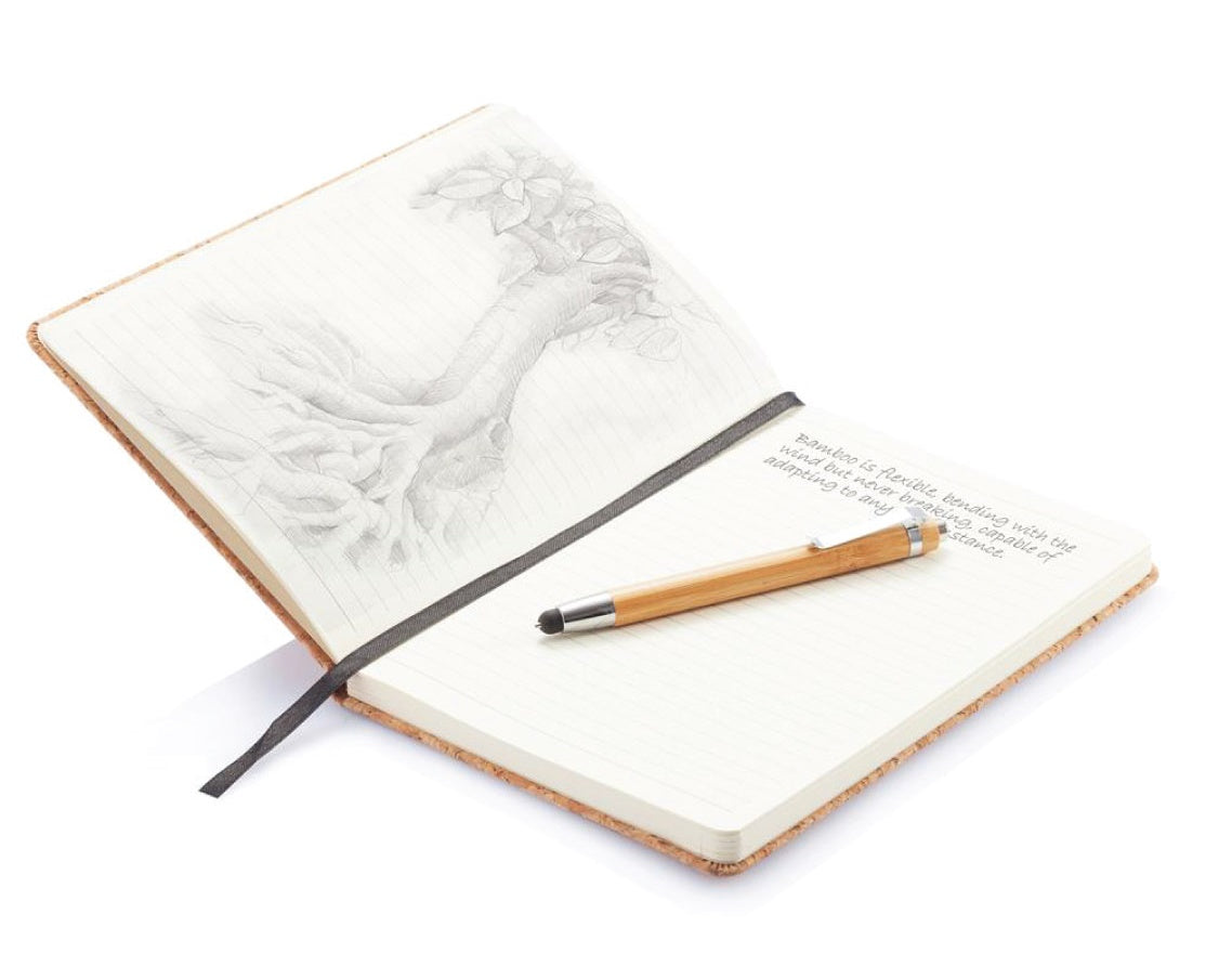 AMS-NBEN-102 - CORQ - Eco neutral Notebook & Pen Sets Secondary image