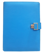 AMS-RM-200-F-44 - (BLUE) PU Leather Organizer - Al Masam Stationery LLC