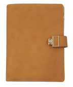 AMS-RM-200-F-44 - Brown PU Leather Organizer - Al Masam Stationery LLC