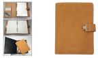 AMS-RM-200-F-44 - Brown PU Leather Organizer - Al Masam Stationery LLC