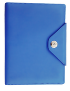 AMS-RM-200-F-56 - BLUE PU LEATHER ORGANIZER - Al Masam Stationery LLC