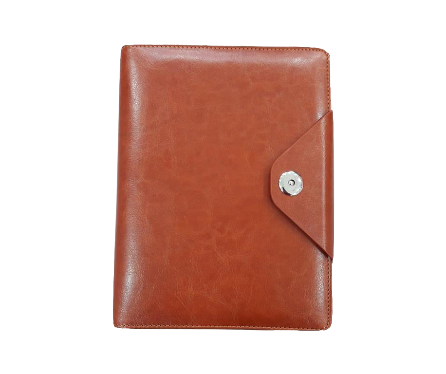 AMS-RM-200 F 56 - (Brown) - PU Leather Organizer - Al Masam Stationery LLC Main image