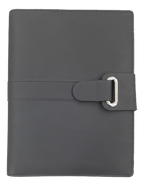 AMS-RM-200-F-62 - BLACK Soft feel PU Leather Organizer - Al Masam Stationery LLC