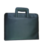 AMS-RM-354 - PU Leather portfolio (Black) - Al Masam Stationery LLC