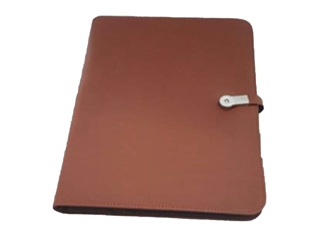 AMS-RM-366 - PU Leather portfolio with detachable USB - Al Masam Stationery LLC Main image