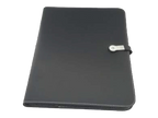 AMS-RM-366 - PU Leather portfolio with detachable USB Black - Al Masam Stationery LLC