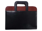 AMS-RM 384 - PU leather Portfolio with handle - Al Masam Stationery LLC