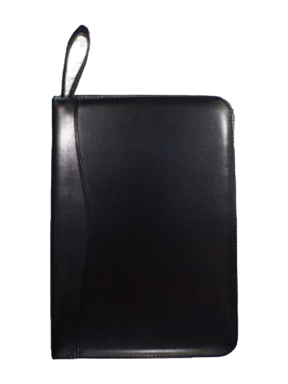 AMS- RM-389 - Black PU Portfolio - Al Masam Stationery LLC Main image