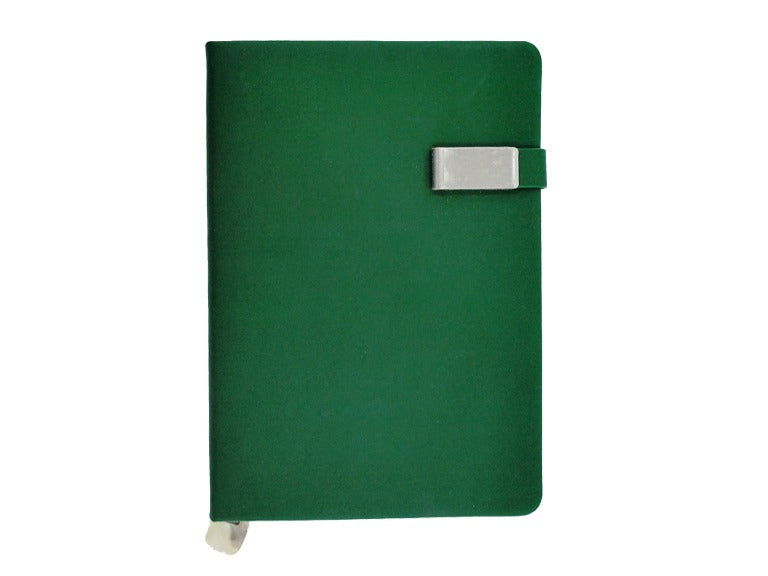 AMS-RM-8505 - GREEN - A5 size - Soft touch Notebooks - Al Masam Stationery LLC Main image