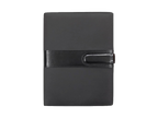 AMS-RM-S 10 - Black PU Leather Organizer - Al Masam Stationery LLC