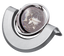 AMS -TC 614 - SPINL  - 3-Angle Gyro Spinning Mag Globe Clock Desktop - Al Masam Stationery LLC