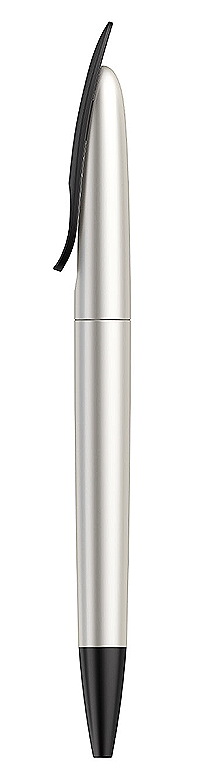 AMS-WIPP 707 - LOQT Plastic Pen - Silver - Al Masam Stationery LLC Main image