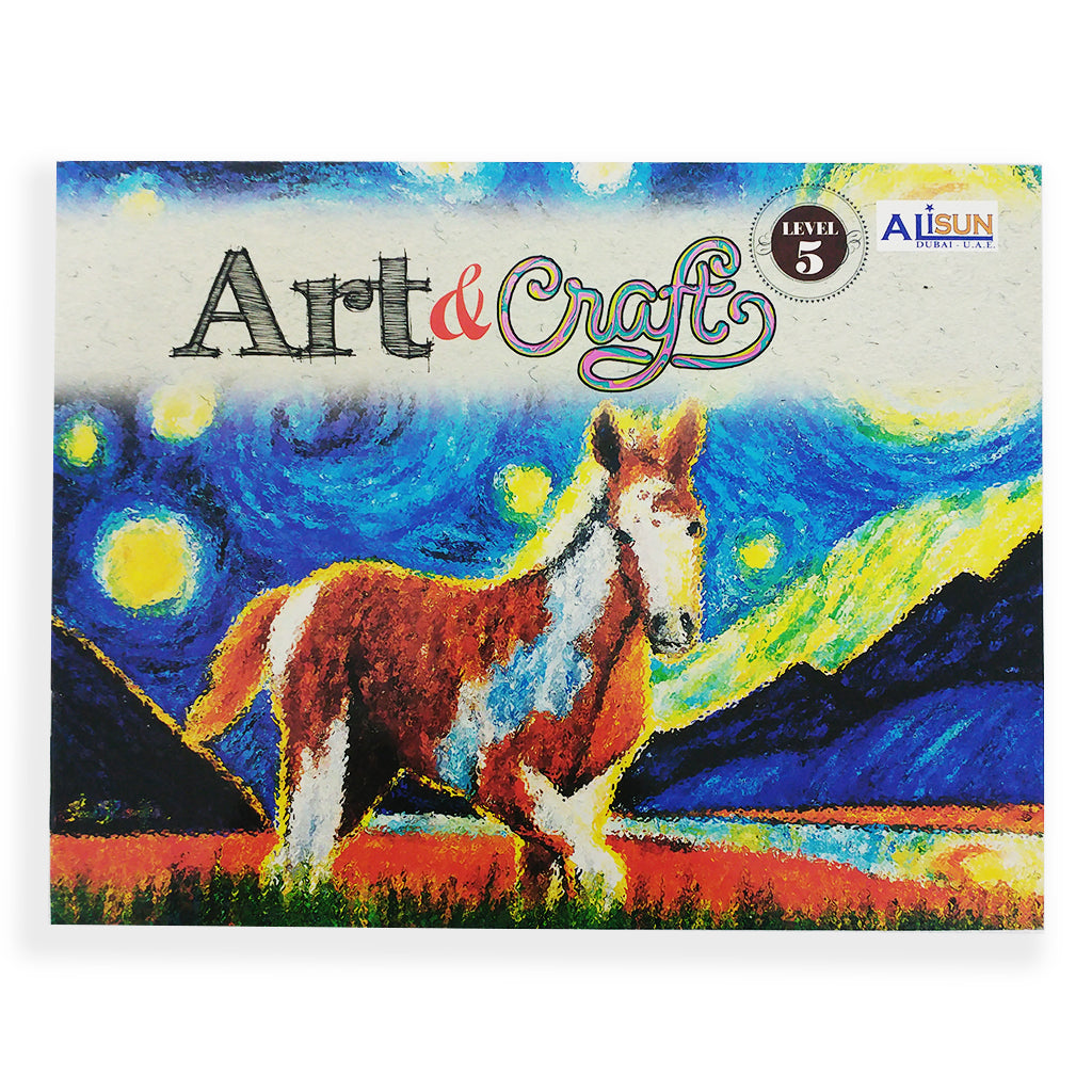 Art & Craft Activity Book for Kids Level 5 - Al Masam Stationery LLC Main image