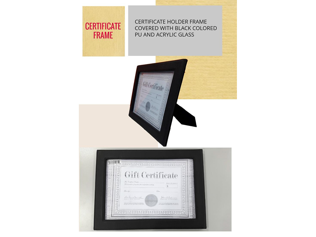 CERTIFICATE FOLDER & FRAME - AMS-RM-7070 Secondary image