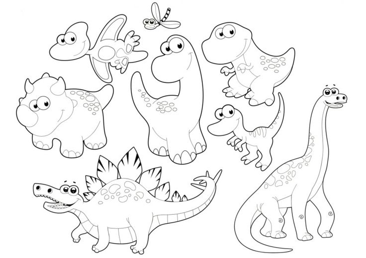 Children Fancy Colouring - Dinasours Ap4128 - Al Masam Stationery LLC Main image