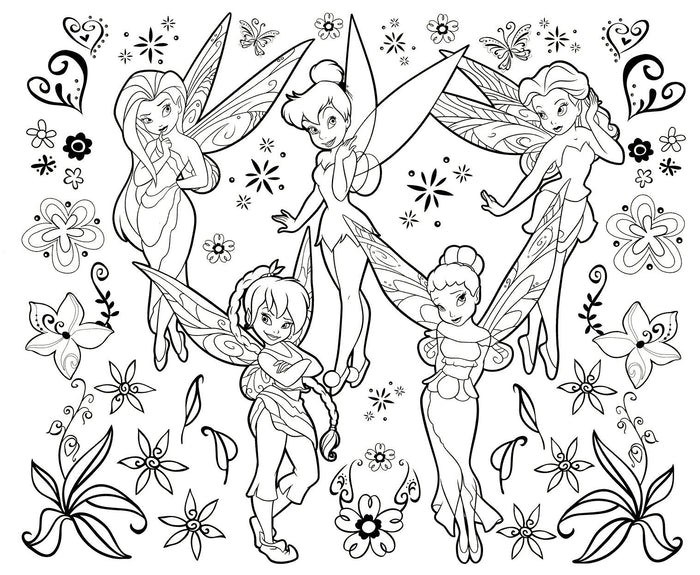 Children’s Fancy Colouring Fairies book by AMS featuring whimsical fairy illustrations for kids to color.