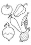 Children Fancy Colouring - Vegetables Ap4142 - Al Masam Stationery LLC