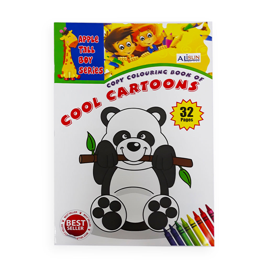 Copy Colouring Book of Cool Cartoons - Al Masam Stationery LLC Main image