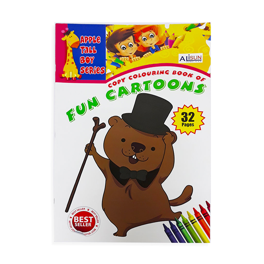 Copy Colouring Book of Fun Cartoons - Al Masam Stationery LLC Main image