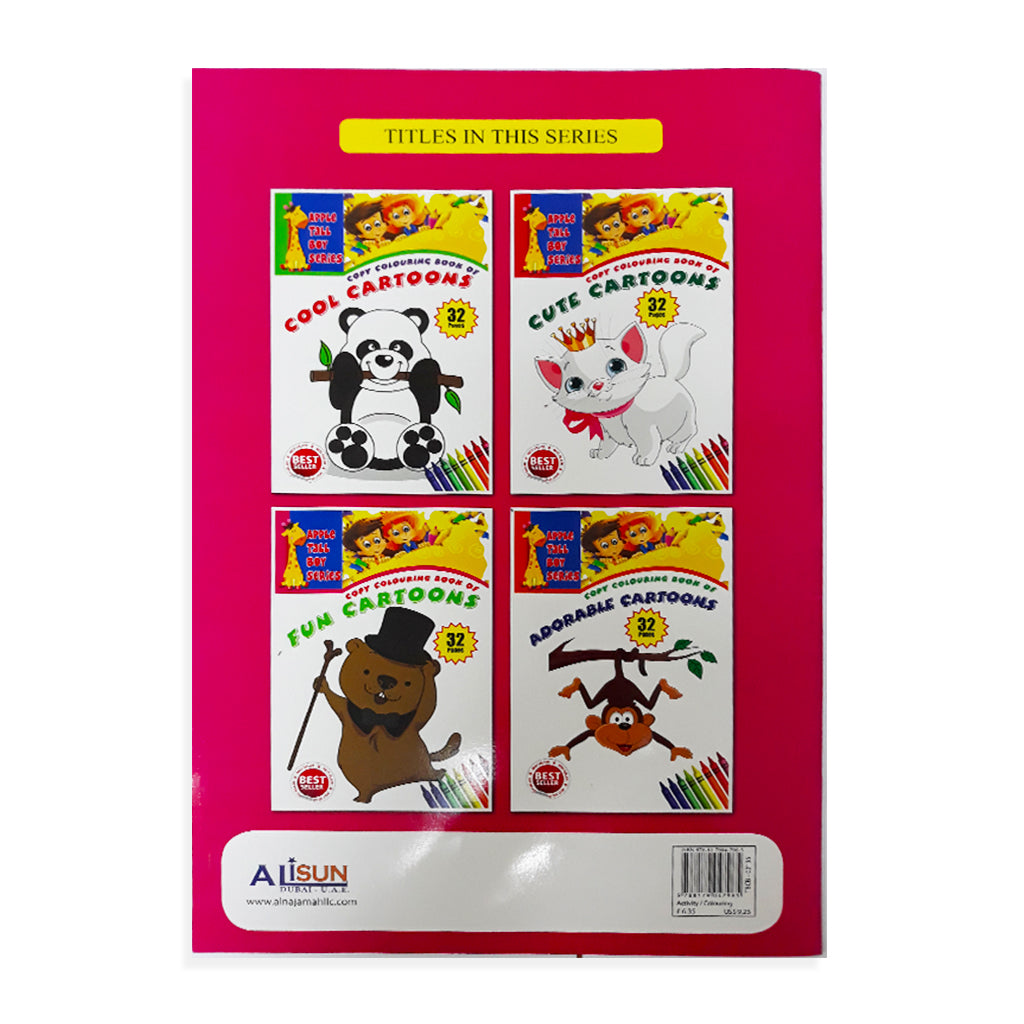 Copy Colouring Book of Fun Cartoons - Al Masam Stationery LLC