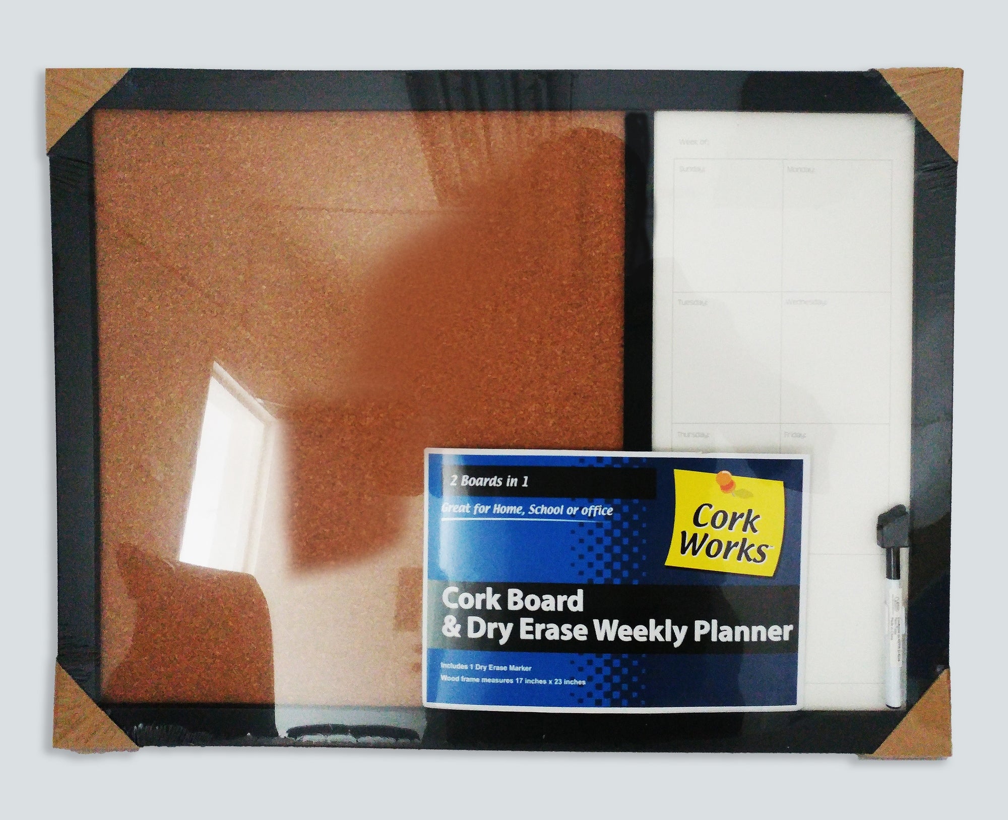 Cork Board+Dry Erase Weekly Planner - Al Masam Stationery LLC Main image