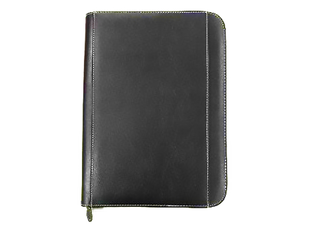 Details AMS-RM-356 - Black Zipped folder - Al Masam Stationery LLC