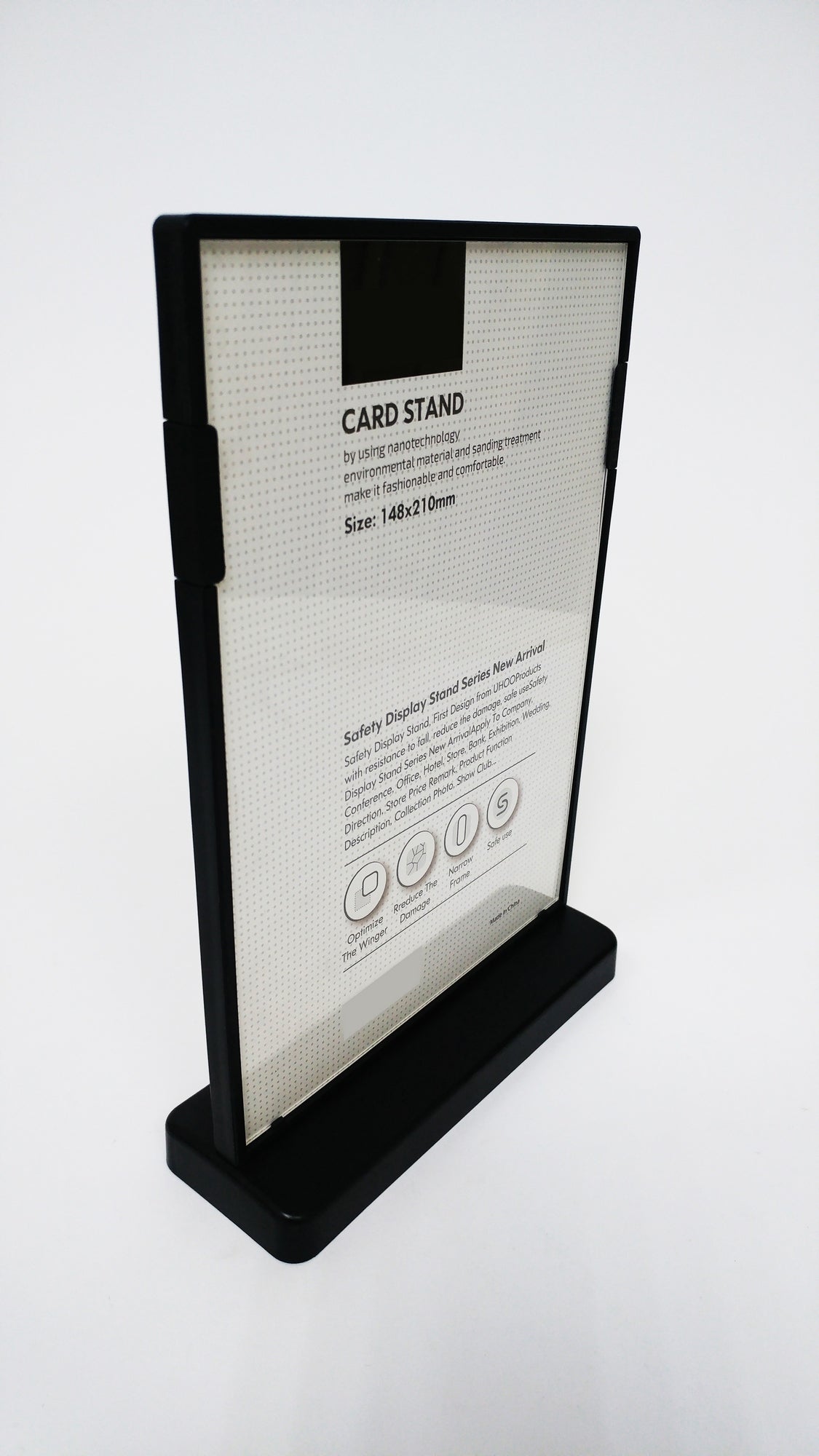 Display Stand T-Shape A5 Black - Al Masam Stationery LLC Main image