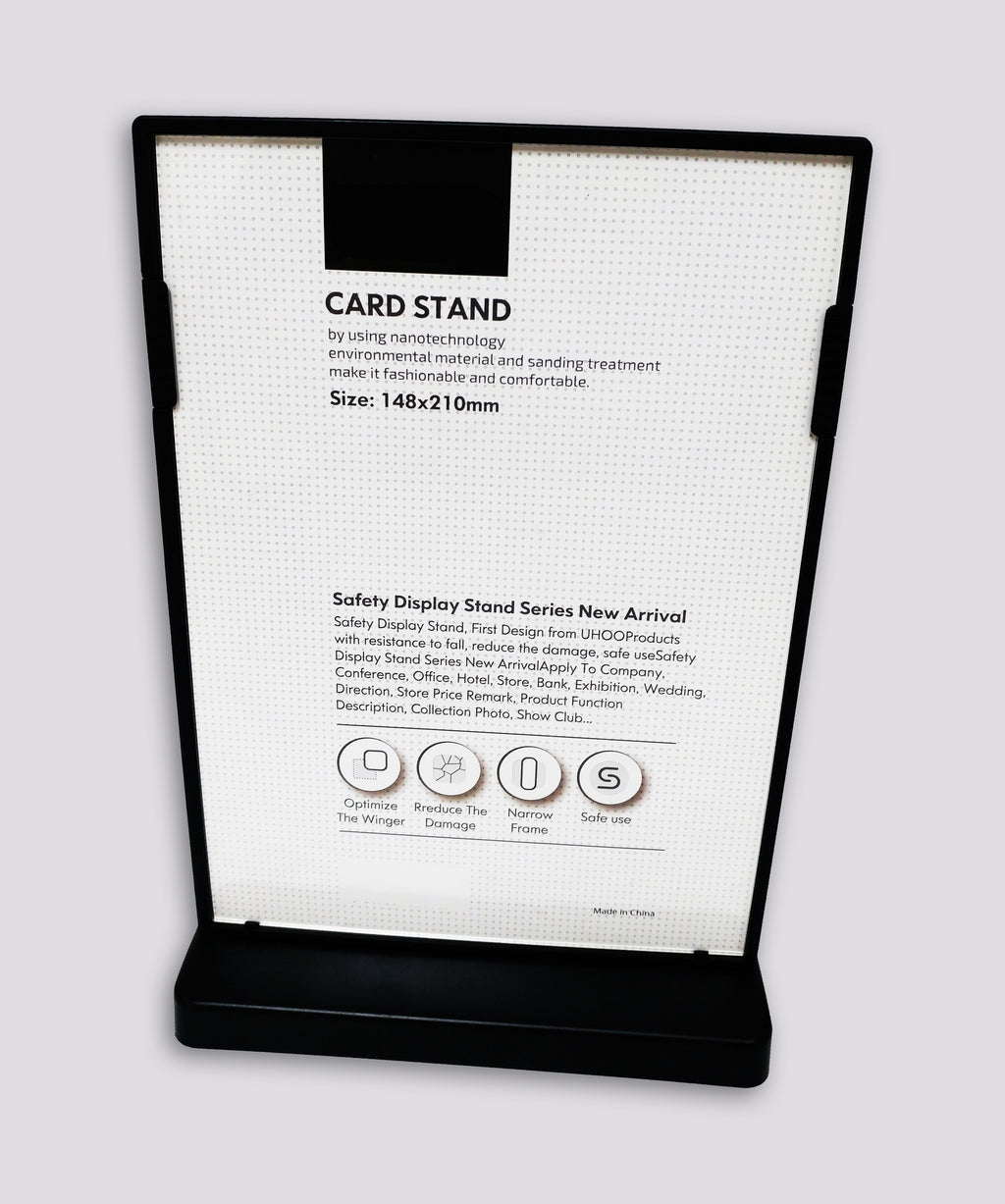 Display Stand T-Shape A5 Black - Al Masam Stationery LLC