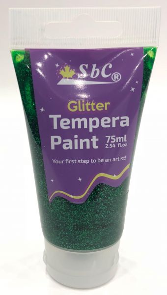 Glitter Tempera Paint 75ml Green 5233-009 - Al Masam Stationery LLC Main image